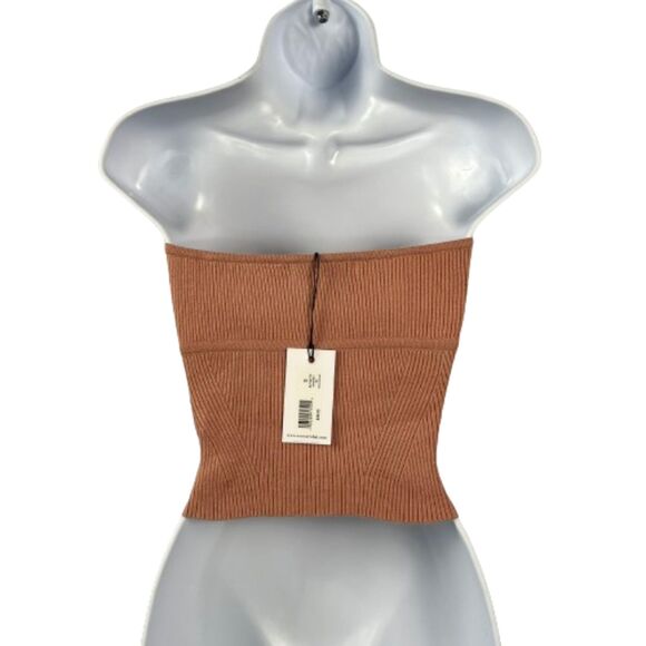 NWT! WeWoreWhat Pink Rib Tube Top Size Small - Picture 4 of 4